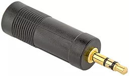 Аудио переходник Cablexpert Jack 6.35 mm - mini Jack 3.5 mm M/F black (A-6.35F-3.5M) - миниатюра 2
