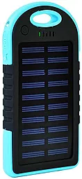 Повербанк MANGO Solar 2USB 6000mAh Black/Blue - фото Повербанк MANGO Solar 2USB 6000mAh Black/Blue