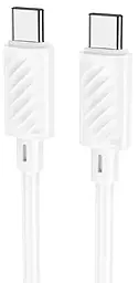 Кабель Hoco X88 USB Type-C - Type-C 60w 3a 2м PD cable White - фото Кабель Hoco X88 USB Type-C - Type-C 60w 3a 2м PD cable White