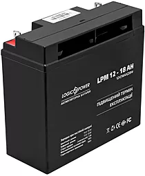 Аккумуляторная батарея Logicpower LPM 12V 18Ah AGM (LP4133) - миниатюра 2