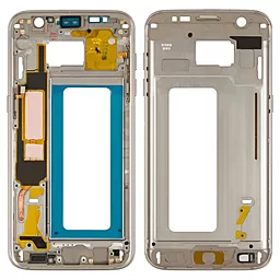Середня частина корпусу Samsung G935F Galaxy S7 Edge Gold