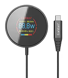 Беспроводное (индукционное) зарядное устройство Earldom ET-WC67 22w wireless fast charger black