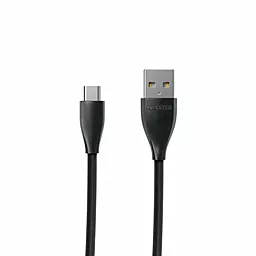 Кабель USB Maxxter 2.4A micro USB Cable Black (UB-M-USB-01BK)