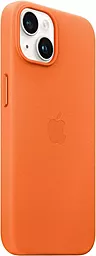 Чехол Apple Leather Case with MagSafe for iPhone 14 Orange