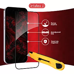 Защитное стекло Intaleo Full Glue для Apple iPhone 14 Pro Черный (1283126542084) - миниатюра 5
