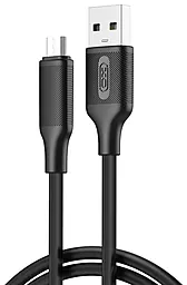 Кабель XO NB265 USB-A - micro USB 12w 2.4a 1м cable black - фото Кабель XO NB265 USB-A - micro USB 12w 2.4a 1м cable black