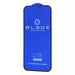 Захисне скло Blade Lite Series Full Glue для Apple iPhone 15 Pro Black (без упаковки)