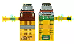 Роз'єм зарядки Sony Xperia XZ1 G8341 USB Type-C на шлейфі Original - фото Роз'єм зарядки Sony Xperia XZ1 G8341 USB Type-C на шлейфі Original