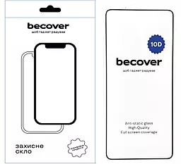 Защитное стекло BeCover для Xiaomi Redmi Note 13 Pro 5G 10D Black (711378) - фото Защитное стекло BeCover для Xiaomi Redmi Note 13 Pro 5G 10D Black (711378)