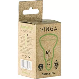 Світлодіодна лампа (LED) Vinga R50 E14 220V 450 Lm (VL-R50E14-64L) - мініатюра 2