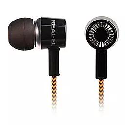 Наушники REAL-EL Z-1750 Black-Orange - фото Наушники REAL-EL Z-1750 Black-Orange