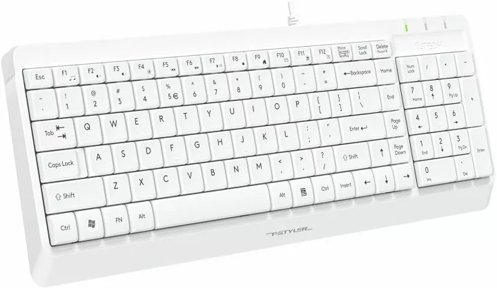 Клавиатура A4Tech Fstyler FK15 USB White - фото 4