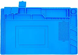 Силиконовый термостойкий коврик для пайки Aida S-160 450x295мм синий