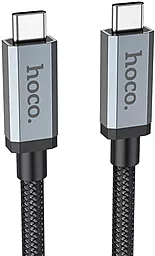 Кабель USB PD Hoco US06 USB 3.2 100W 4K 60Hz USB Type-C - Type-C Cable Black