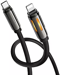Кабель Hoco U136 Prize USB Type-C - Lightning 27w 3a 1.2м PD сable Black - мініатюра 2 Кабель Hoco U136 Prize USB Type-C - Lightning 27w 3a 1.2м PD сable Black - мініатюра 2