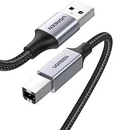 Кабель (шлейф) Ugreen US369 USB-A 2.0 AM/BM 1.5м чёрный (80802) - фото Кабель (шлейф) Ugreen US369 USB-A 2.0 AM/BM 1.5м чёрный (80802)