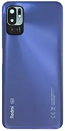 Задняя крышка корпуса Xiaomi Redmi Note 10 5G со стеклом камеры Nighttime Blue - фото Задняя крышка корпуса Xiaomi Redmi Note 10 5G со стеклом камеры Nighttime Blue
