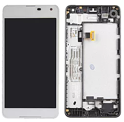 Дисплей Microsoft Lumia 650 (RM-1150) с тачскрином и рамкой, оригинал, White - фото Дисплей Microsoft Lumia 650 (RM-1150) с тачскрином и рамкой, оригинал, White