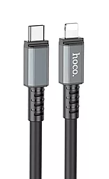 Кабель USB PD Hoco X85 Strength 20W USB Type-C - Lightning Cable Black