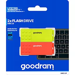 Флешка GooDRam 2x32 GB UME2 MIX 2-PACK USB (UME2-0320MXR11-2P) - миниатюра 8