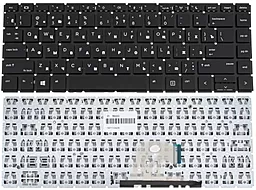 Клавиатура для ноутбука HP ProBook 440 G6, 445 G6 без рамки Black