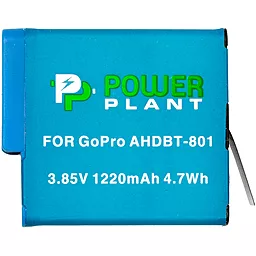 Аккумулятор для видеокамеры GoPro AHDBT-801 (1220 mAh) (декодирован) CB970377 PowerPlant - фото Аккумулятор для видеокамеры GoPro AHDBT-801 (1220 mAh) (декодирован) CB970377 PowerPlant
