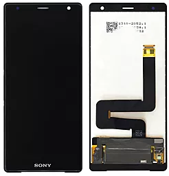 Дисплей Sony Xperia XZ2 (H8216, H8266, H8276, H8296, 702SO, SOV37) с тачскрином, Black