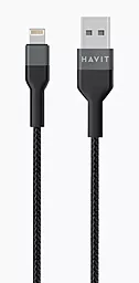 USB Кабель Havit HV-CB622C USB Lightning Cable Black