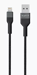 Кабель Havit HV-CB622C USB-A - Lightning 10.5w 1м cable Black