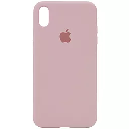 Чехол Silicone Case Full для Apple iPhone X, iPhone XS Pink sand