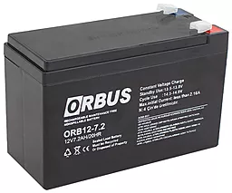 Акумуляторна батарея Orbus 12V 7.2 Ah AGM (ORB1272)