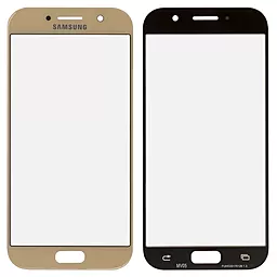 Корпусное стекло дисплея Samsung Galaxy A5 A520F 2017 Gold