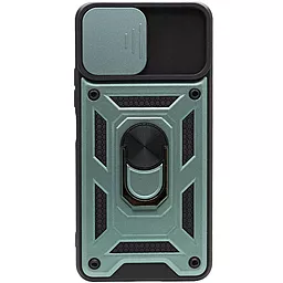 Ударопрочный чехол Camshield Serge Ring for Magnet для Xiaomi Mi 11 Lite Зеленый  - миниатюра 3