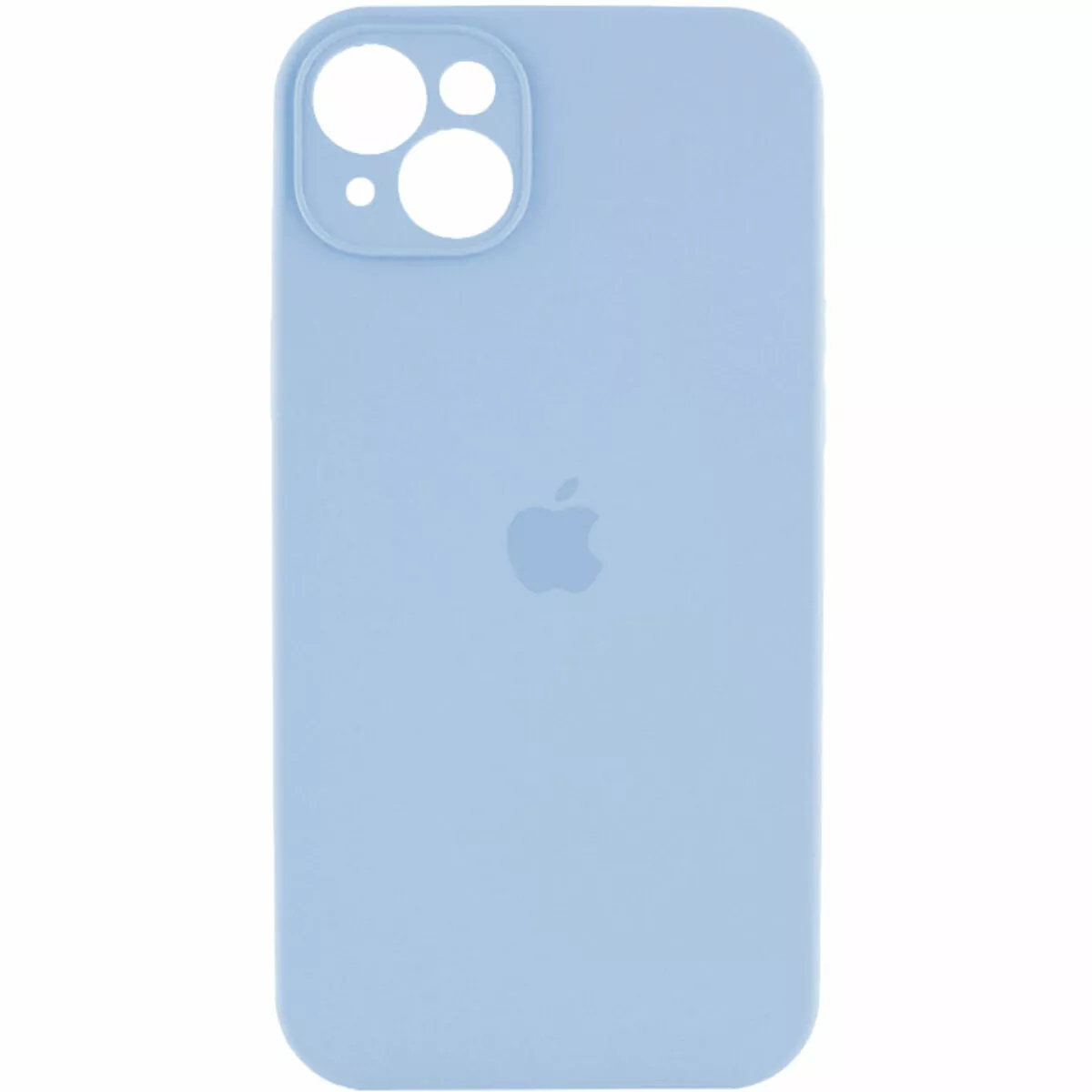 Чехол Silicone Case Full Camera для Apple iPhone 13 Mist Blue - фото 1