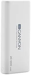 Повербанк Canyon 20000mAh White (CNS-CPBP20W)