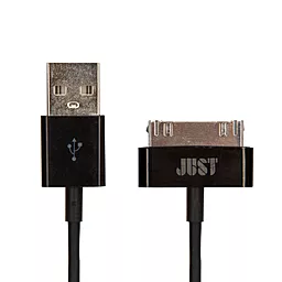 Кабель USB JUST Simple 30 pin USB Cable Black (30P-SMP10-BLCK) - миниатюра 2