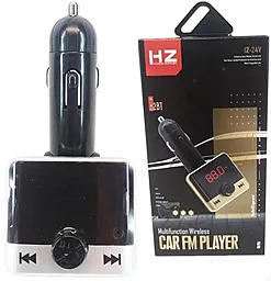 Автомобильное зарядное устройство с FM-модулятором EasyLife H22+BT 10.5W 2.1A USB-A Black - миниатюра 6