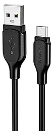 Кабель USB Borofone BX42 2.4A micro USB Cable Black