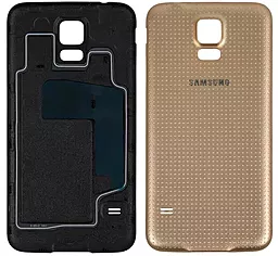Задняя крышка корпуса Samsung Galaxy S5 G900F / G900H Original  Copper Gold