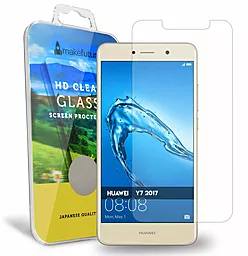 Защитное стекло MAKE Glass Huawei Y7 2017 Clear (MGHUY717)