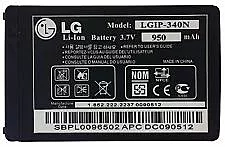 Аккумулятор LG KS660 / LGIP-340N (950 mAh) 12 мес. гарантии