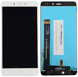 Дисплей Xiaomi Redmi Note 4 MediaTek с тачскрином, оригинал, White