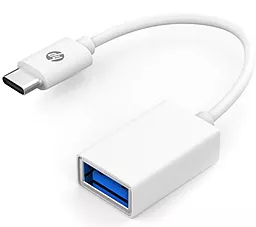 OTG-перехідник HP M-F USB Type-C -> USB-A 3.1 White (DHC-TC105)
