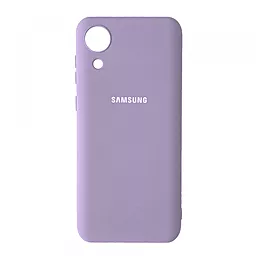 Чехол Epik Silicone Case Full для Samsung Galaxy A03 Core (A032)  Lilac