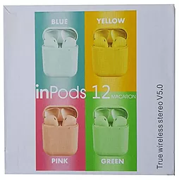 Навушники NICHOSI inPods i12 Macaron Green - мініатюра 2