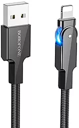 Кабель Borofone BU41 USB-A - Lightning 12w 2.4a 1.2м cable Black - фото Кабель Borofone BU41 USB-A - Lightning 12w 2.4a 1.2м cable Black