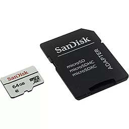 Карта памяти SanDisk microSDXC 64GB Class 10 + SD-адаптер (SDSDQQ-064G-G46A)