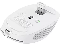 Компьютерная мышка Trust Ozaa Compact Multi-Device Wireless White (24933) - миниатюра 5 Компьютерная мышка Trust Ozaa Compact Multi-Device Wireless White (24933) - миниатюра 5