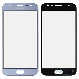 Корпусное стекло дисплея Samsung Galaxy J3 J330F 2017 (с OCA пленкой) Blue - фото Корпусное стекло дисплея Samsung Galaxy J3 J330F 2017 (с OCA пленкой) Blue