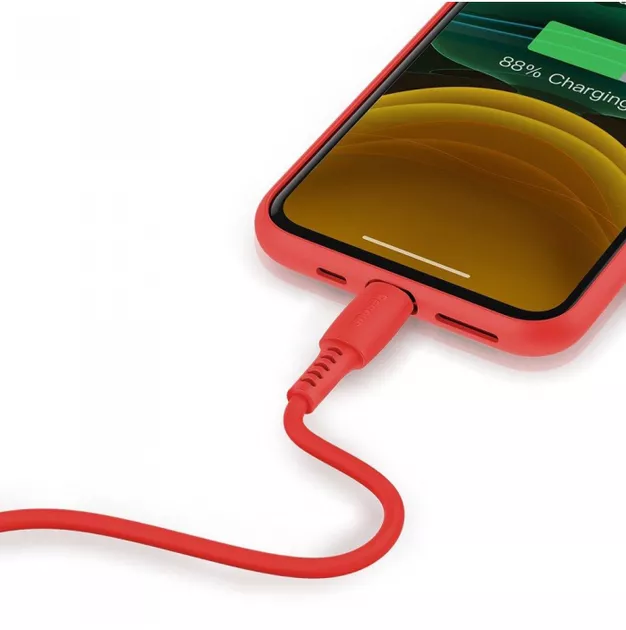 Кабель Baseus Colourful USB-A - Lightning 12w 2.4a 1.2м cable Red (CALDC-09) - фото 3
